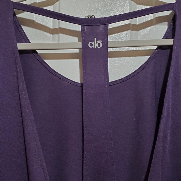 Alo Yoga Surplice Tee Back Long Sleeve Yoga Top - Picture 5 of 7